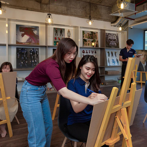 Professional education environment with international standard facilities