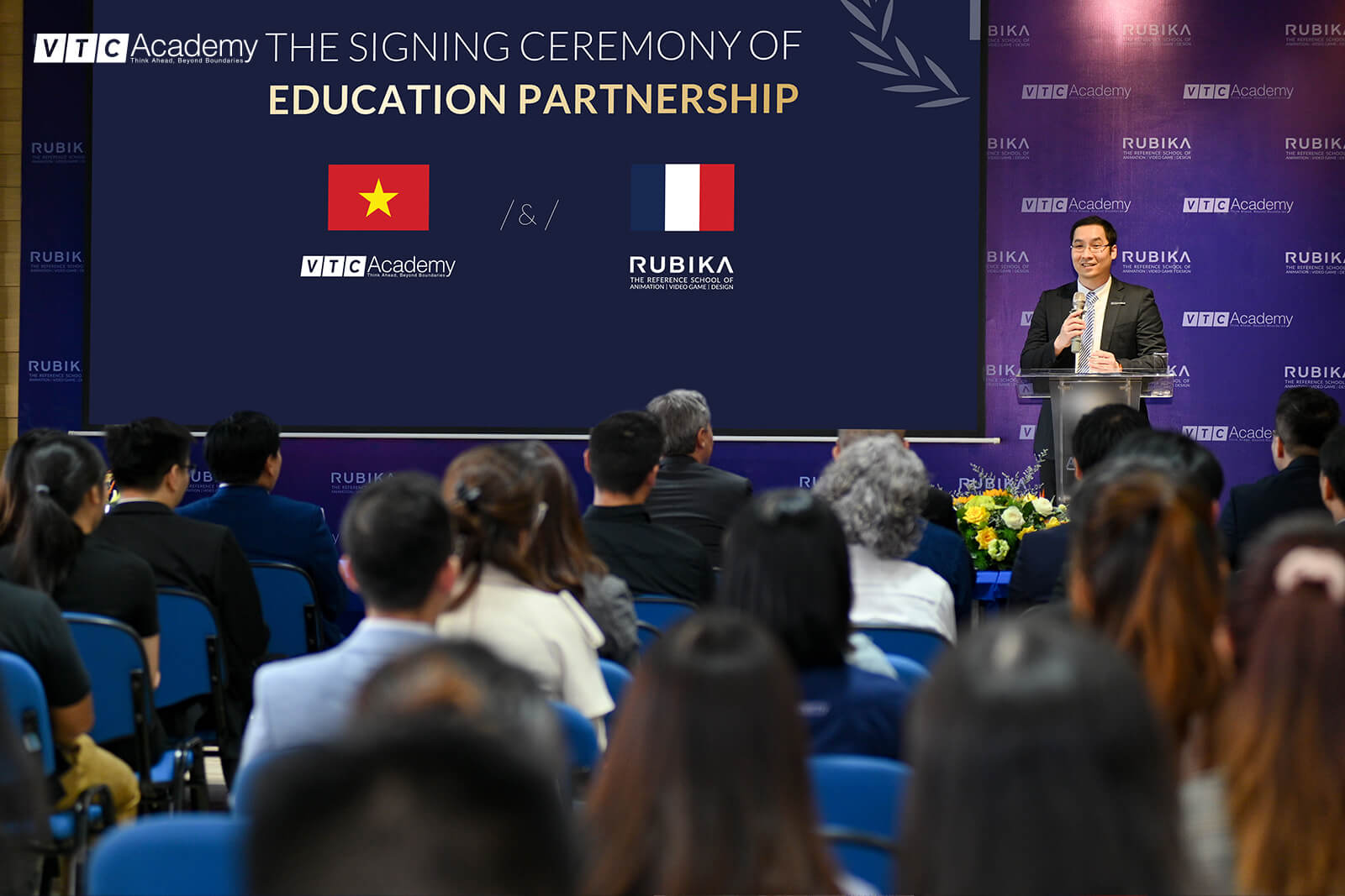 Review VTC Academy: VTC Academy ký kết thỏa thuận hợp tác giáo dục cùng Viện Thiết kế quốc tế RUBIKA (Pháp) 12 ky ket rubika 15