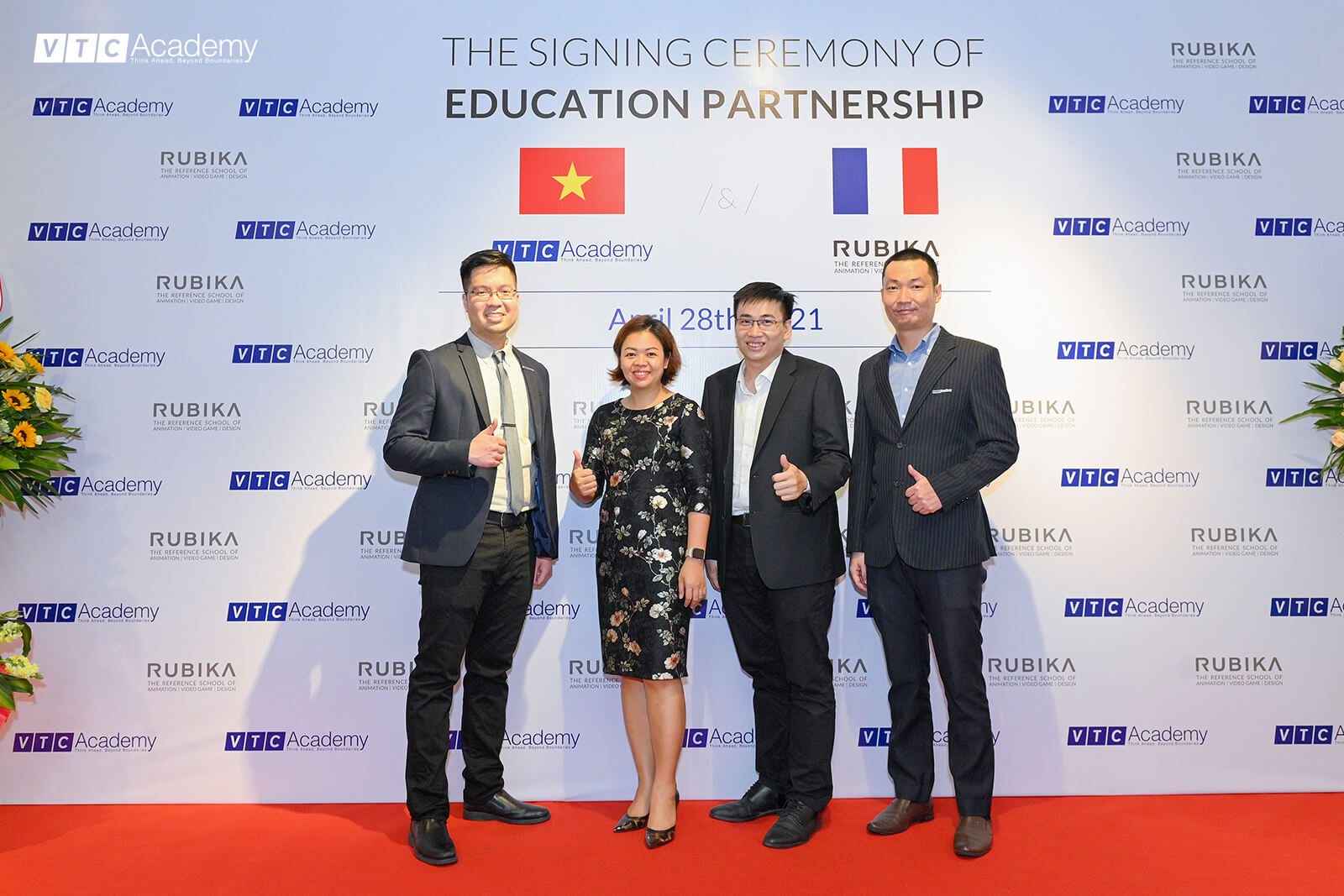 Review VTC Academy: VTC Academy ký kết thỏa thuận hợp tác giáo dục cùng Viện Thiết kế quốc tế RUBIKA (Pháp) 6 ky ket rubika 3