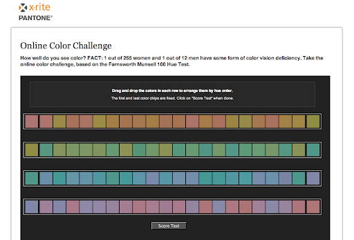 x rite color challenge vtc academy