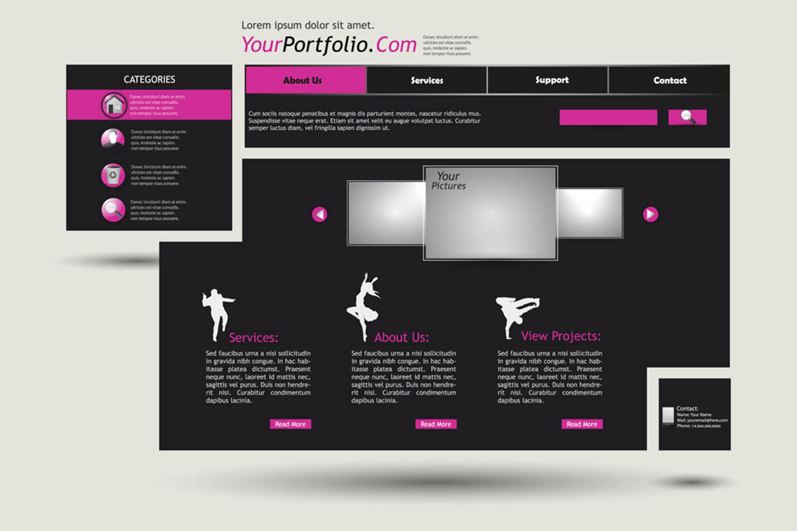 xay dung bo cuc porfolio vtc academy 1