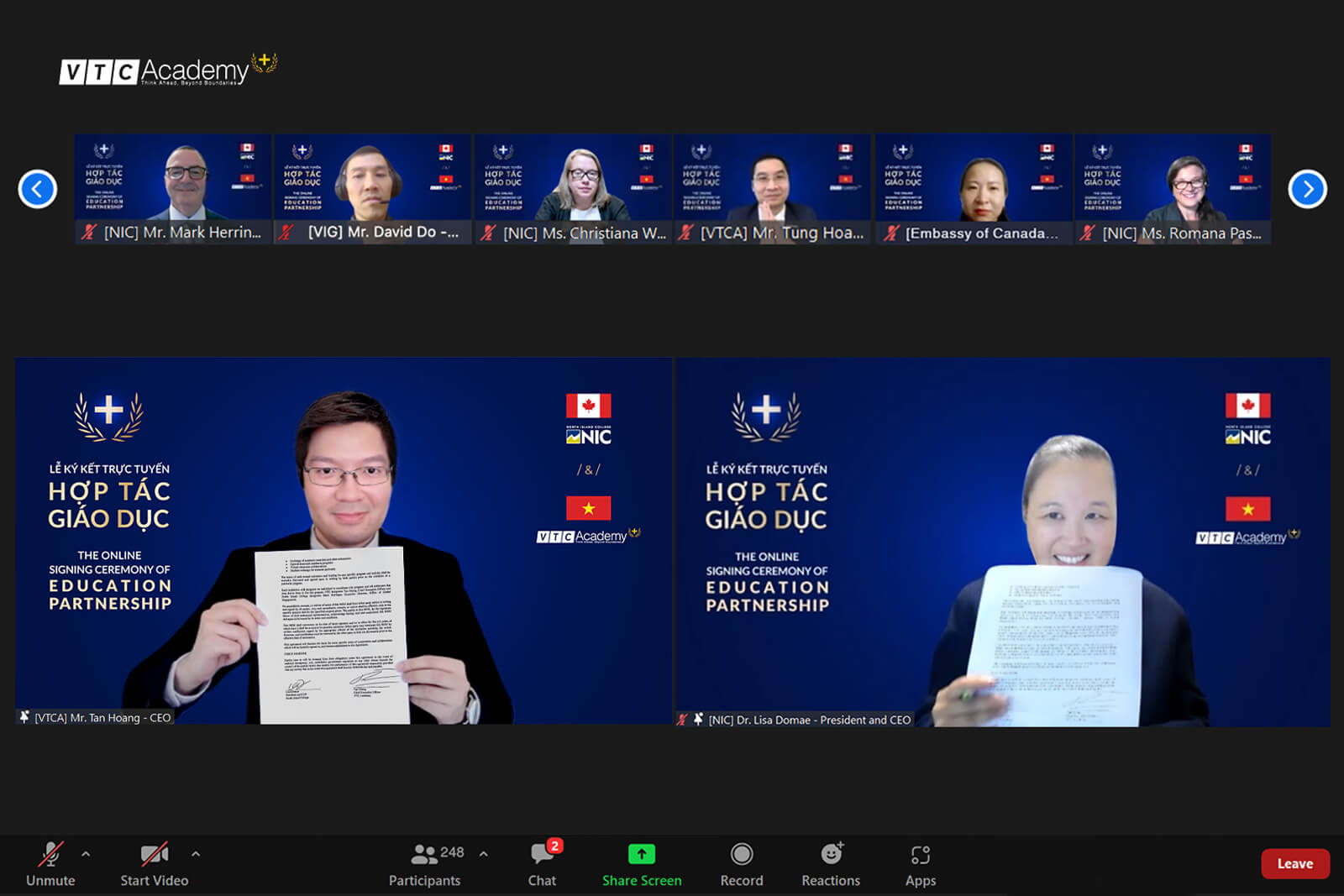 le ky ket hop tac giao duc nic vtc academy 1