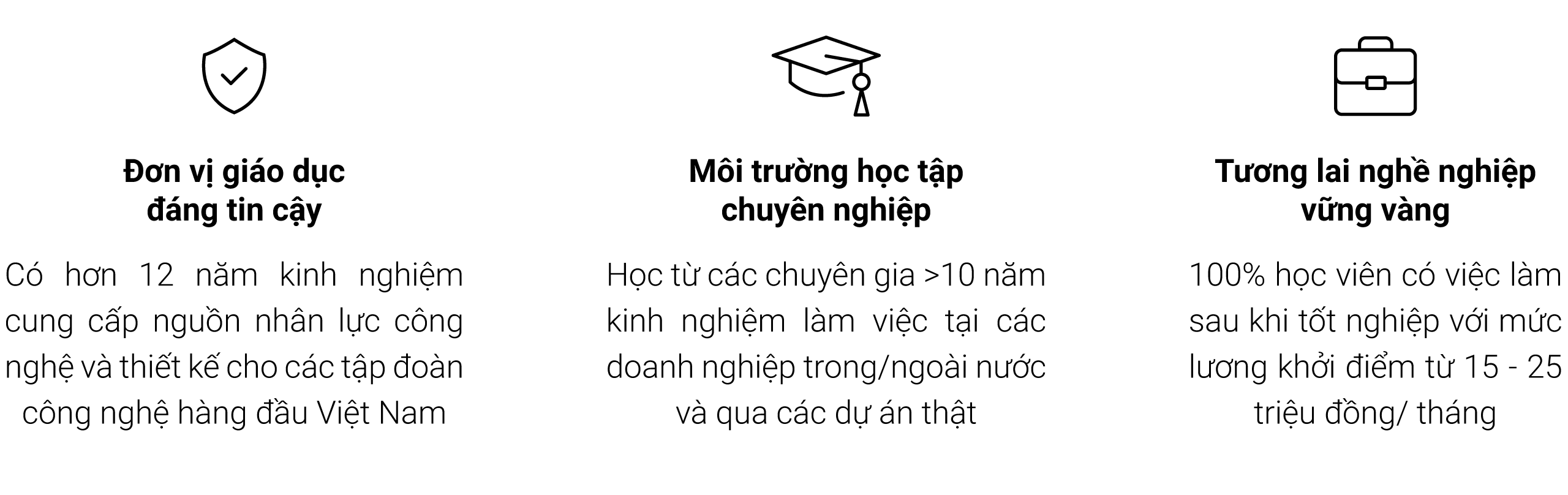 Điểm khác biệt giữa chương trình đào tạo <br>VTC Academy và VTC Academy Plus 2 3 dac diem