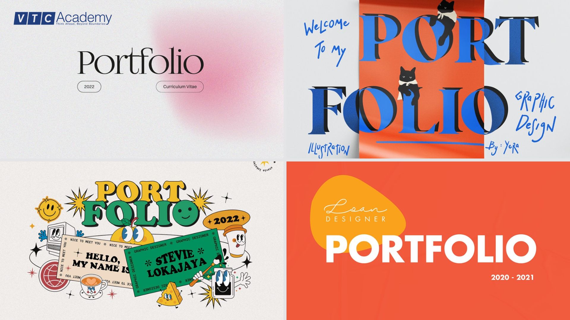 Portfolio là gì? 4 bước tạo ra một Portfolio ấn tượng và chuyên nghiệp 8 một-số-mẫu-portfolio