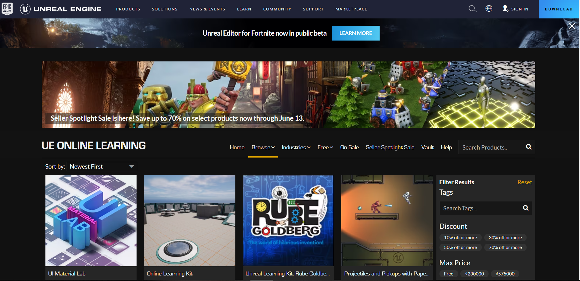 Học lập trình game bắt đầu từ đâu? Chi tiết lộ trình cho người mới 2024 15 Unreal-Online-Learning