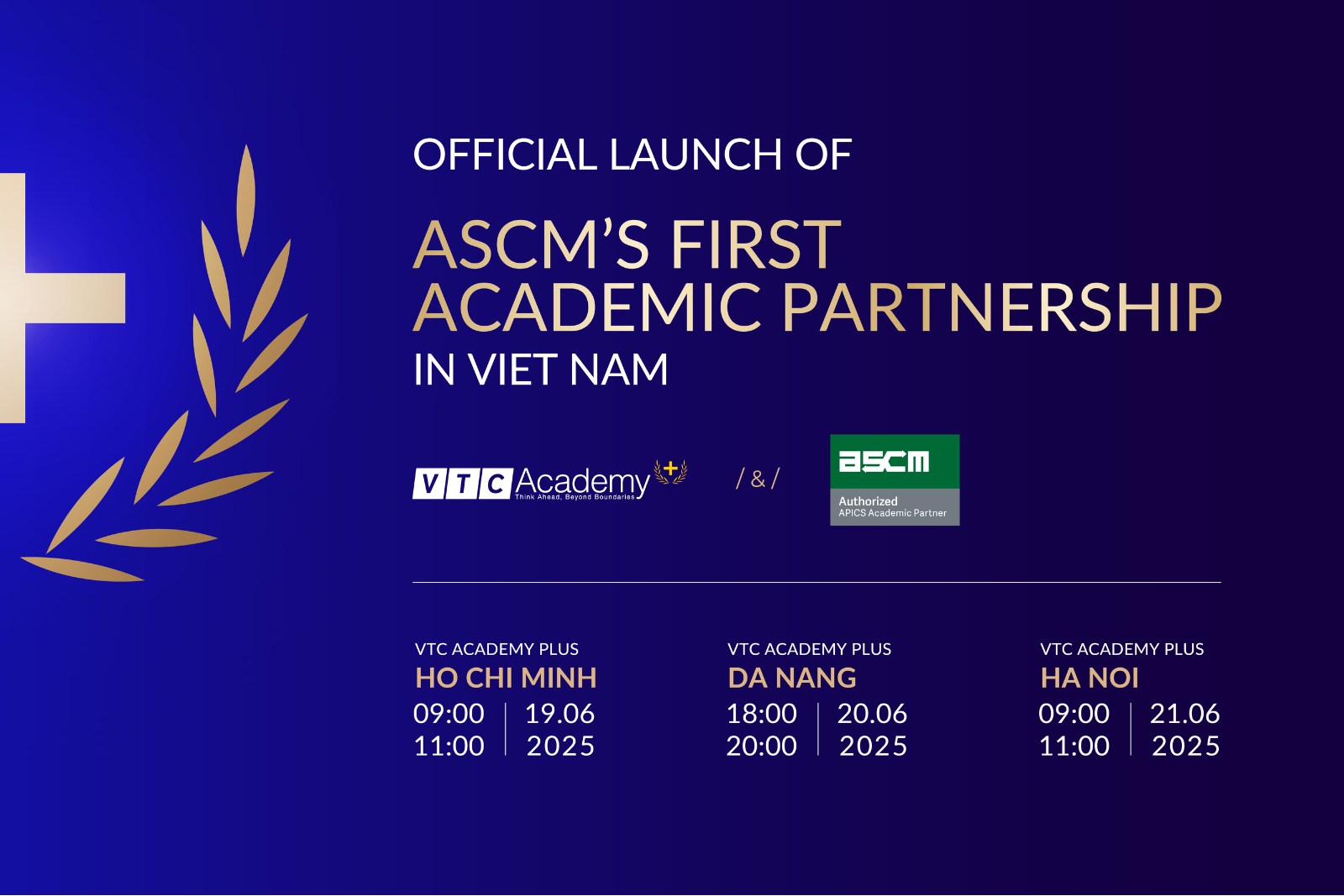 OFFICIAL LAUNCH OF ASCM’S FIRST ACADEMIC PARTNERSHIP