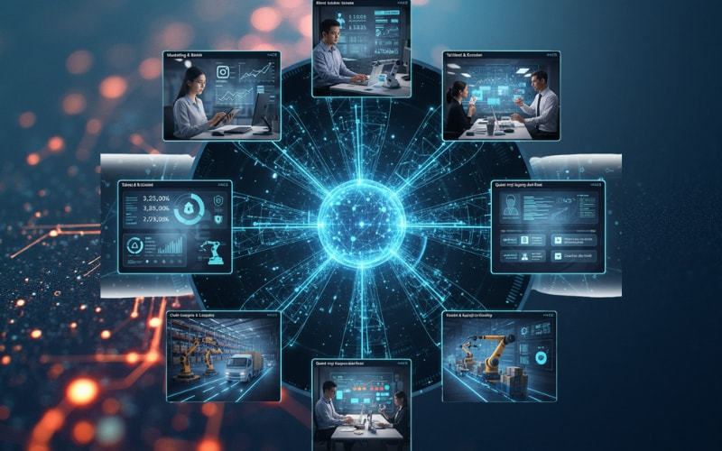 Phân tích toàn cảnh về AI cho Doanh nghiệp: Từ nhận thức chiến lược đến lộ trình hành động 3 Ứng dụng AI đa chiều - Cách "hệ thần kinh số" vận hành